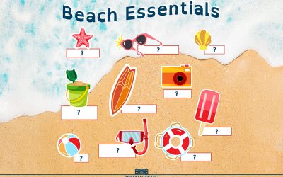 Un gioco estivo per imparare l’inglese: Beach Essentials