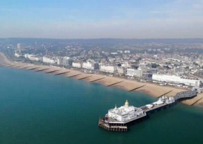 Eastbourne costa, simbolo di Eastbourne , destinazione Study Abroad British Centre
